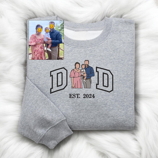 HeartStitch — Dad Personalized Embroidery Apparel