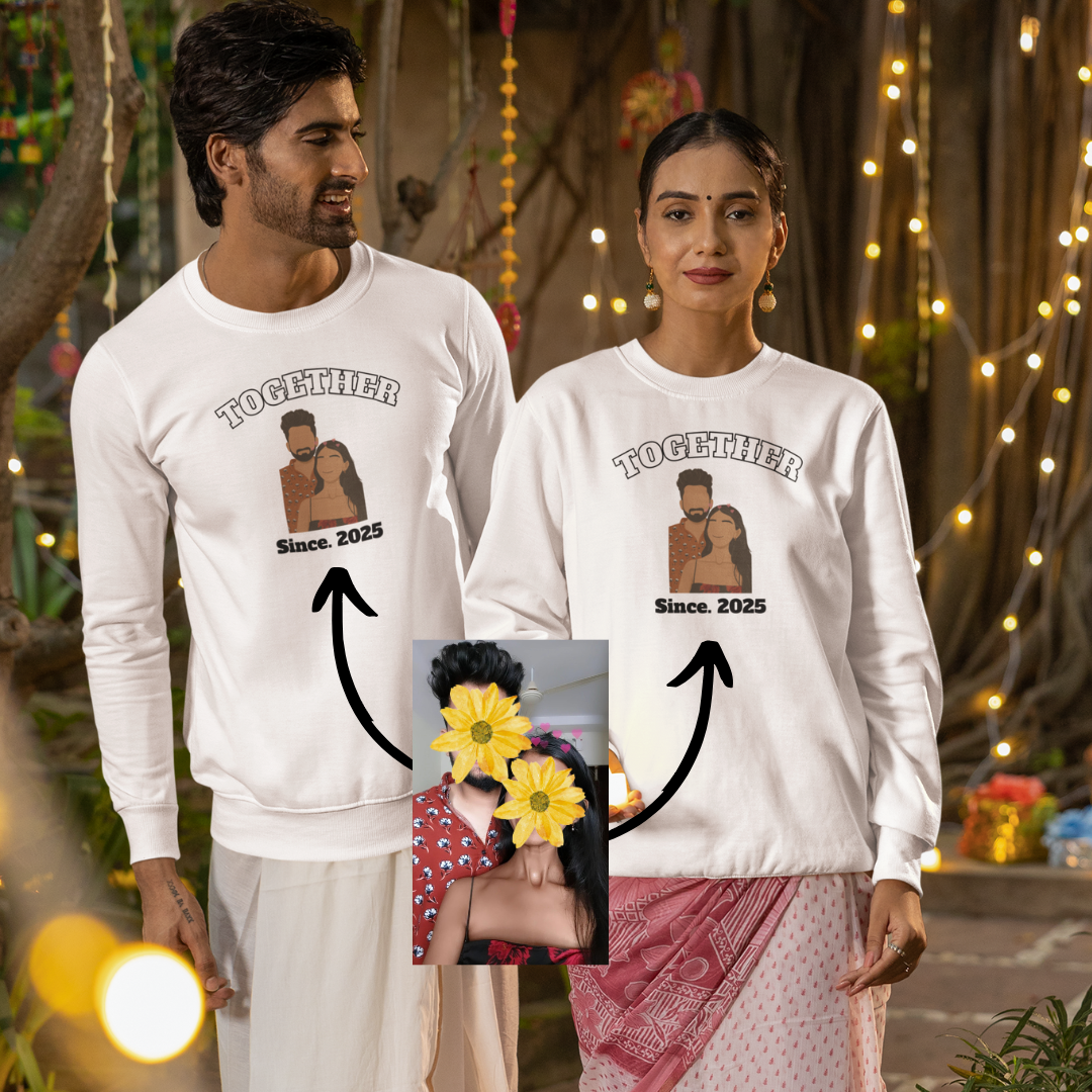 Together personalized T-Shirt, Oversized T-Shirt & Sweatshirt Photo print