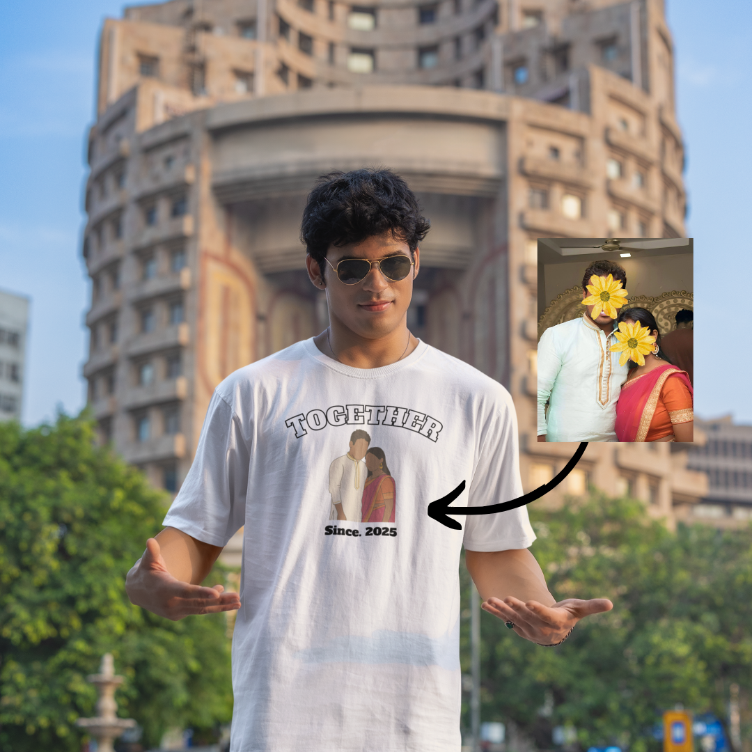 Together personalized T-Shirt, Oversized T-Shirt & Sweatshirt Photo print