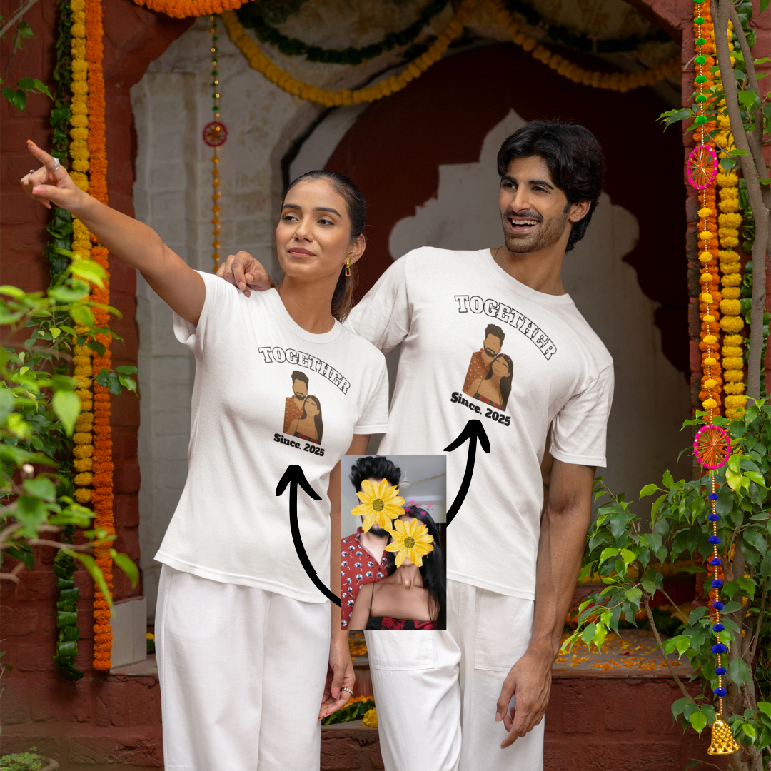 Together personalized T-Shirt, Oversized T-Shirt & Sweatshirt Photo print