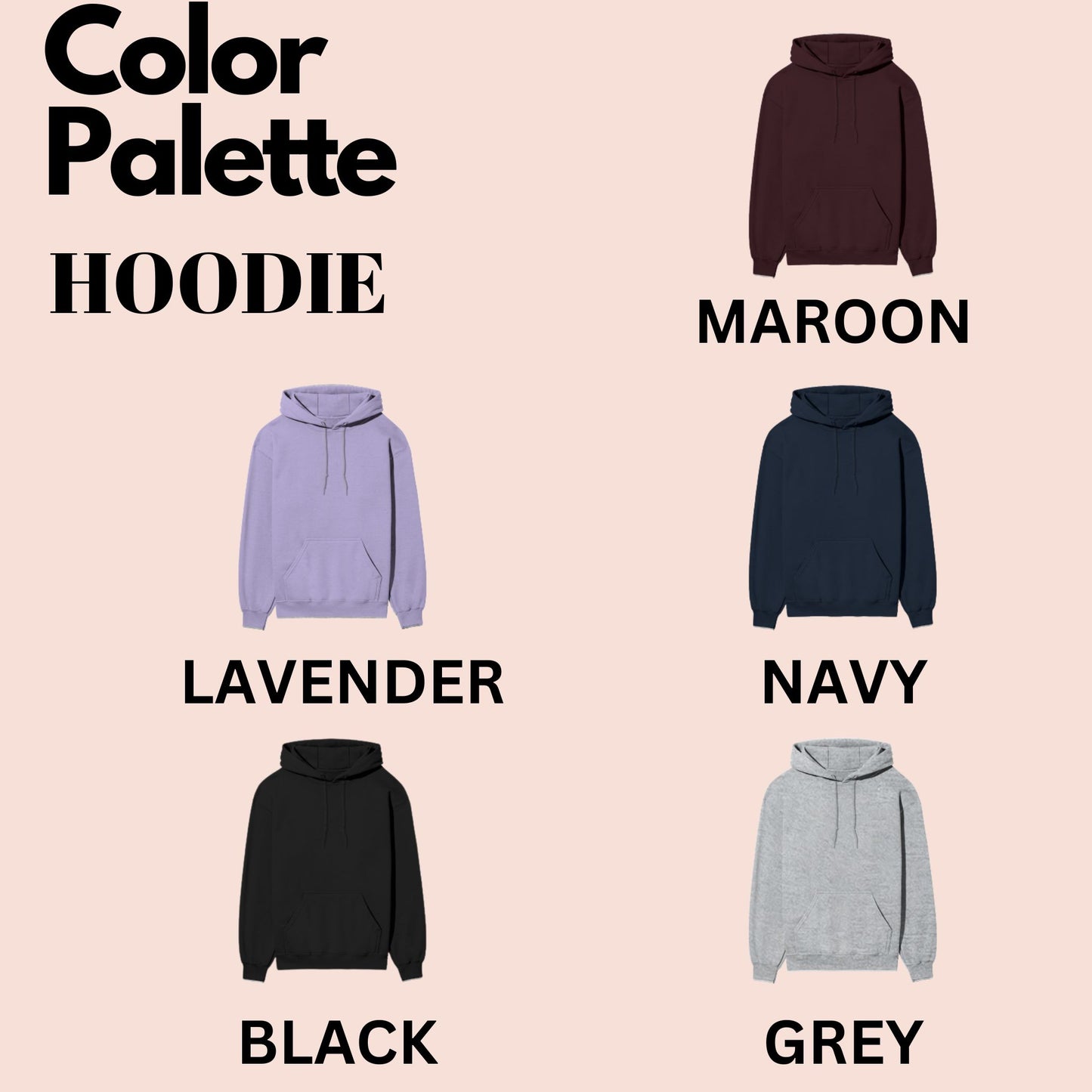 Custom embroidery Unisex Hoodies