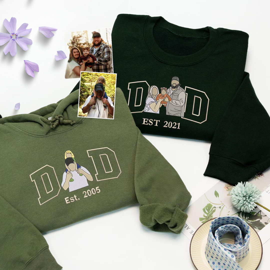 Dad personalized T-Shirt, Oversized T-Shirt & Sweatshirt Photo print