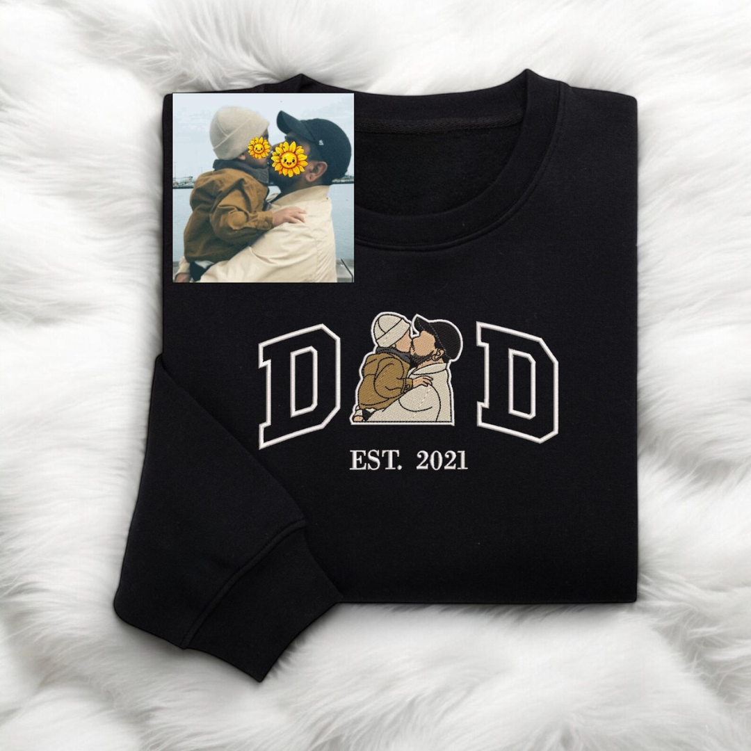 Dad personalized T-Shirt, Oversized T-Shirt Photo print