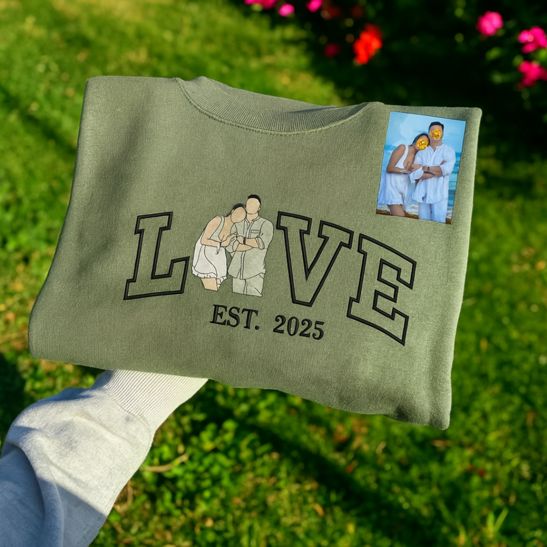 Love personalized T-Shirt, Oversized T-Shirt & Sweatshirt  Photo print