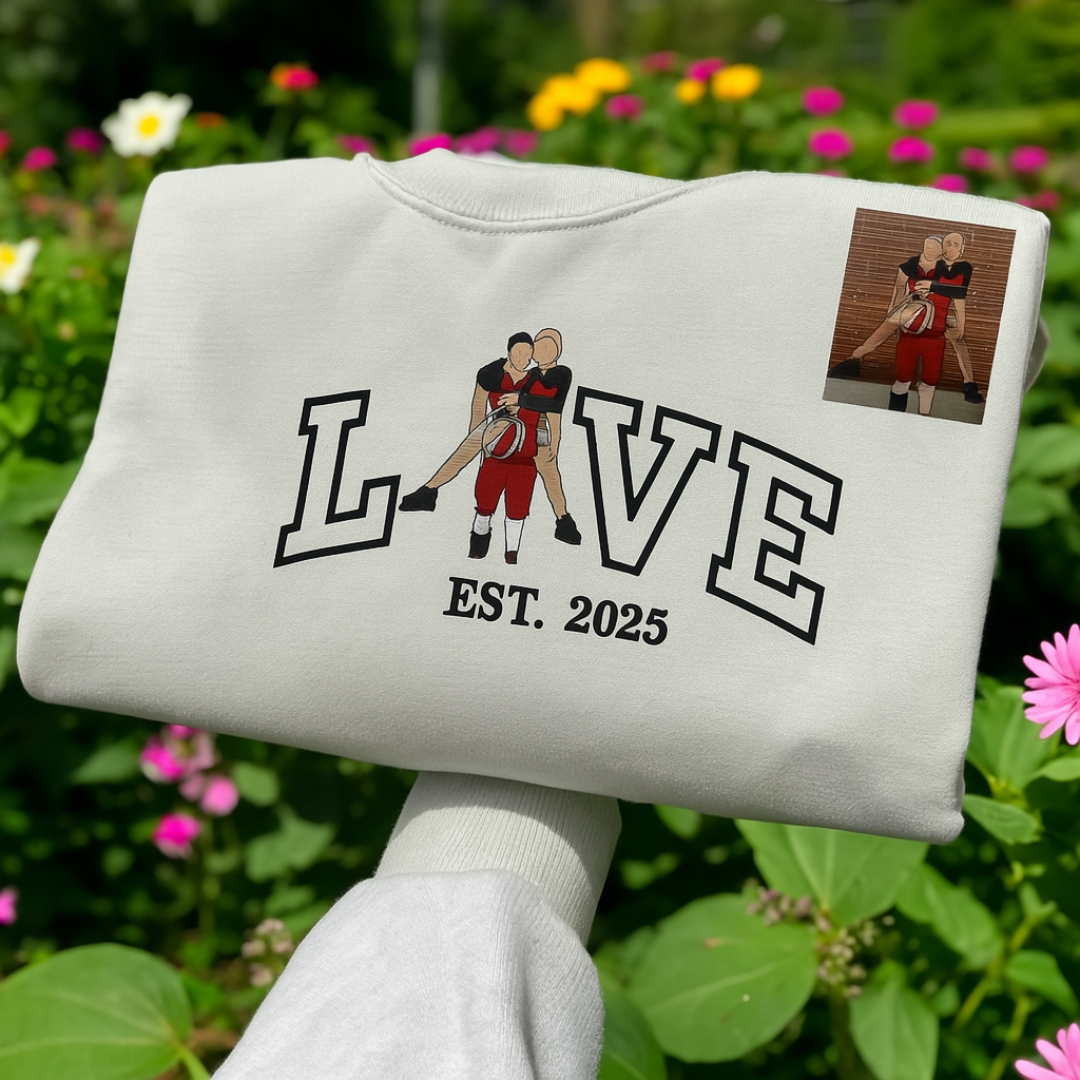 Love personalized T-Shirt, Oversized T-Shirt & Sweatshirt  Photo print