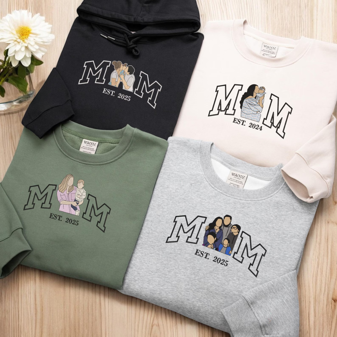 Mom personalized T-Shirt, Oversized T-Shirt Photo print