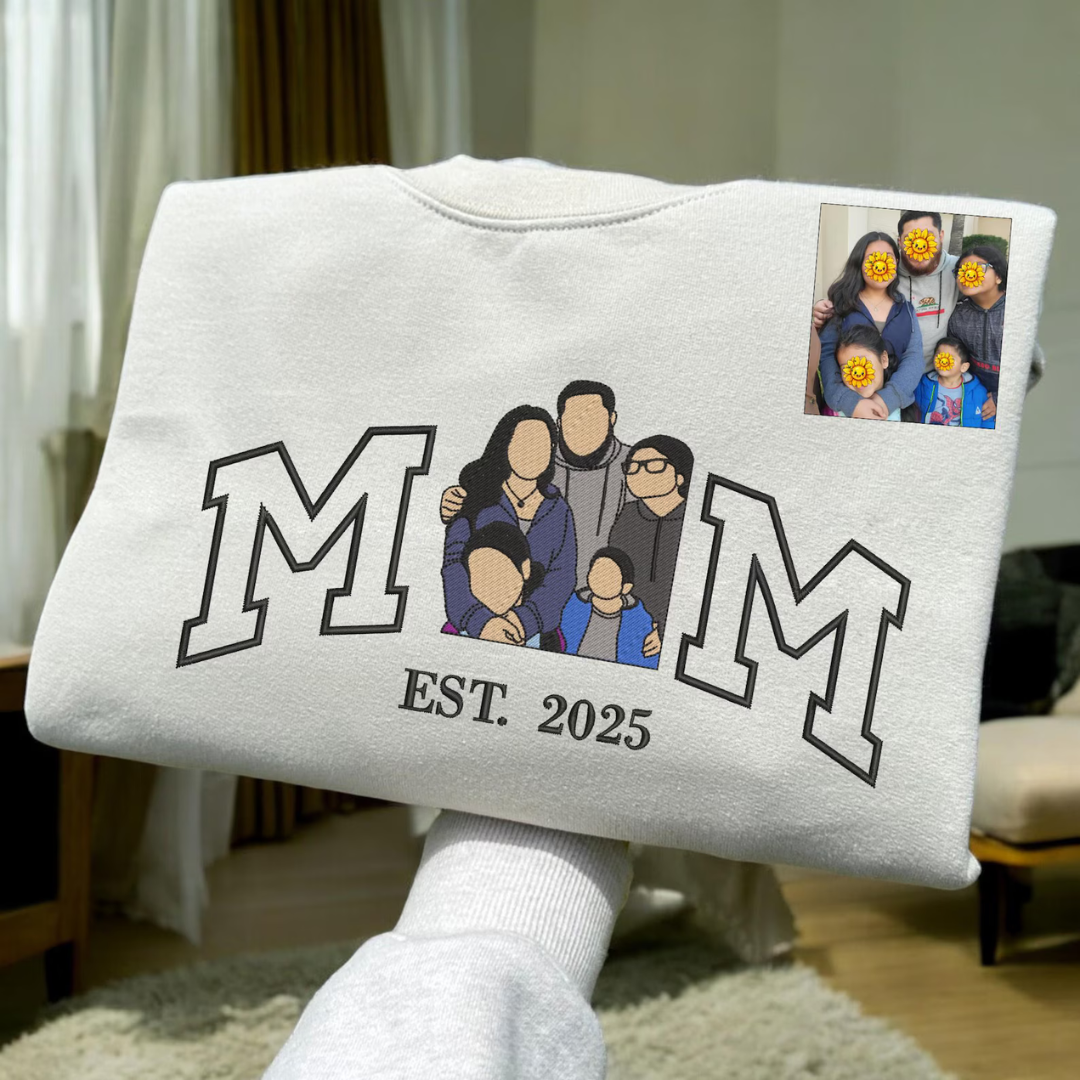 Mom personalized T-Shirt, Oversized T-Shirt Photo print