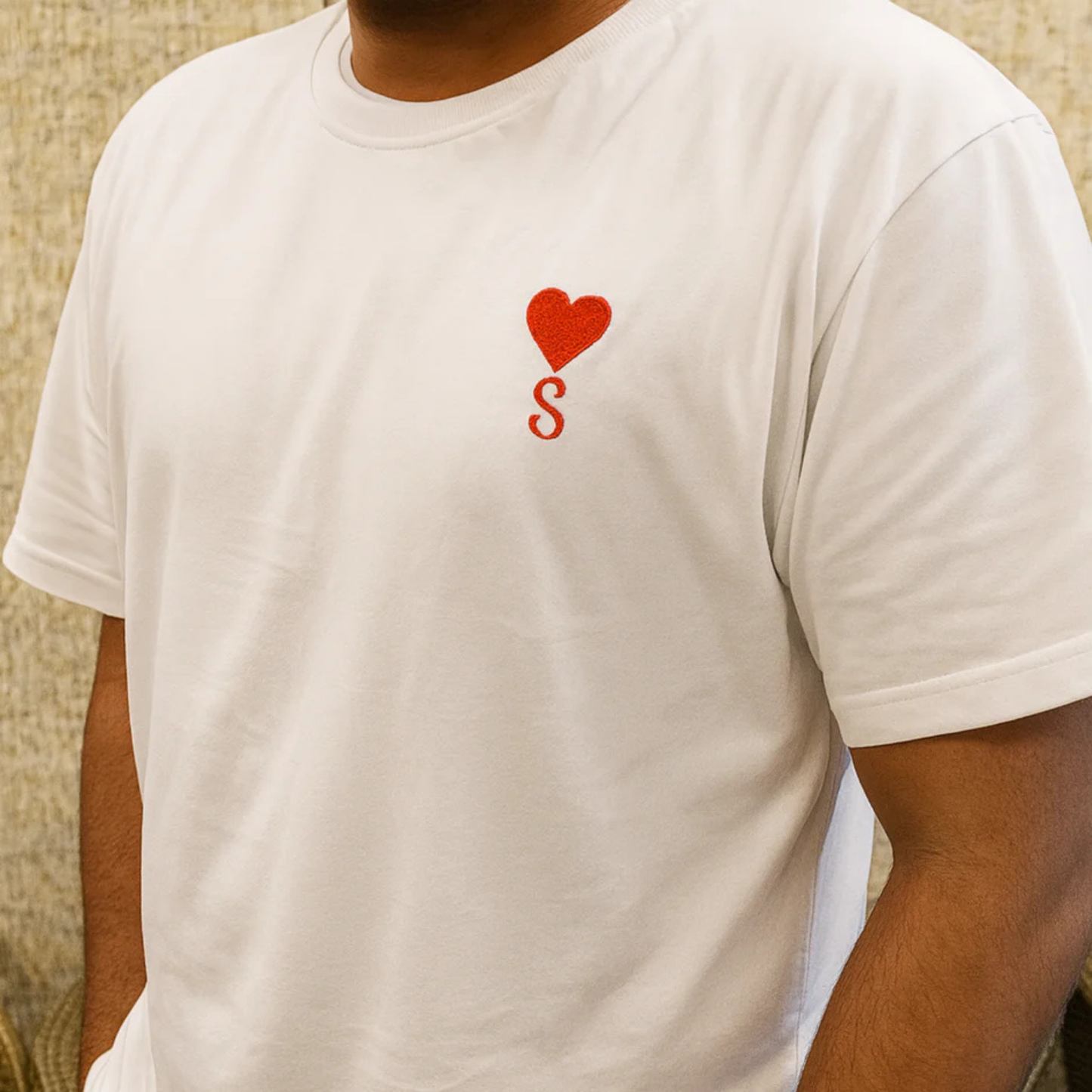 Heart Initial Couple Apparel – Embroidered Forever