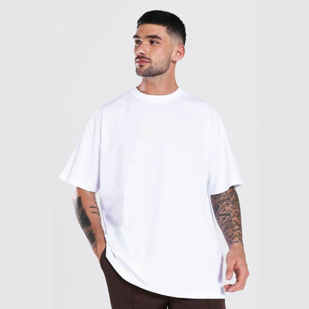 Custom Giftfloral Oversized T-shirt (Drop shoulder t shirt)