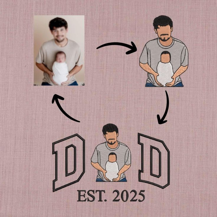 HeartStitch — Dad Personalized Embroidery Apparel